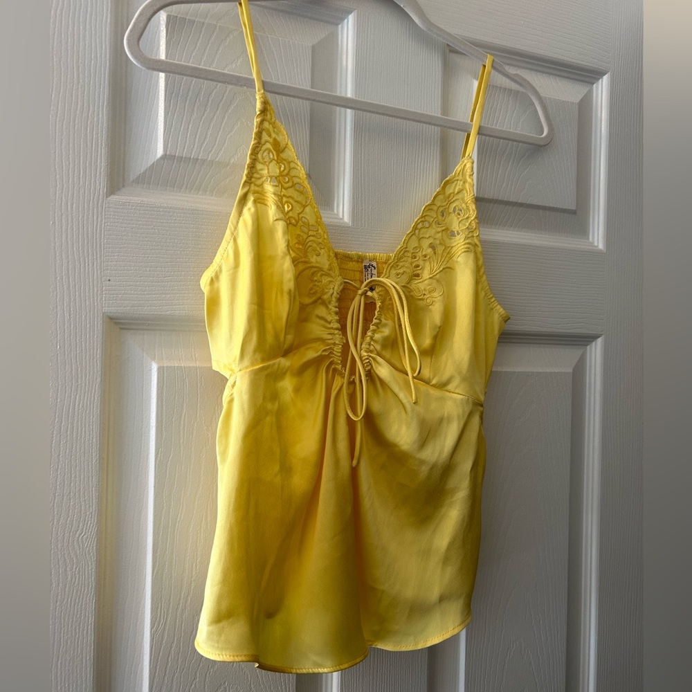 FP Intimates Blouse in Canary Yellow